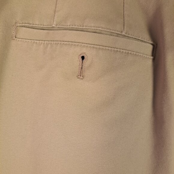 Charles Tyrwhitt Men's Tan Khaki Casual Dress Pants Classic Fit Sz 36 W 34 L - Picture 6 of 11